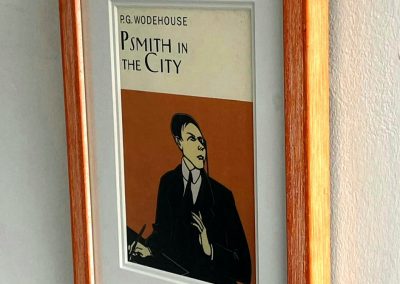 Book covers are often fantastic pieces of art in themselves. Framed, they can add real personality to your walls.